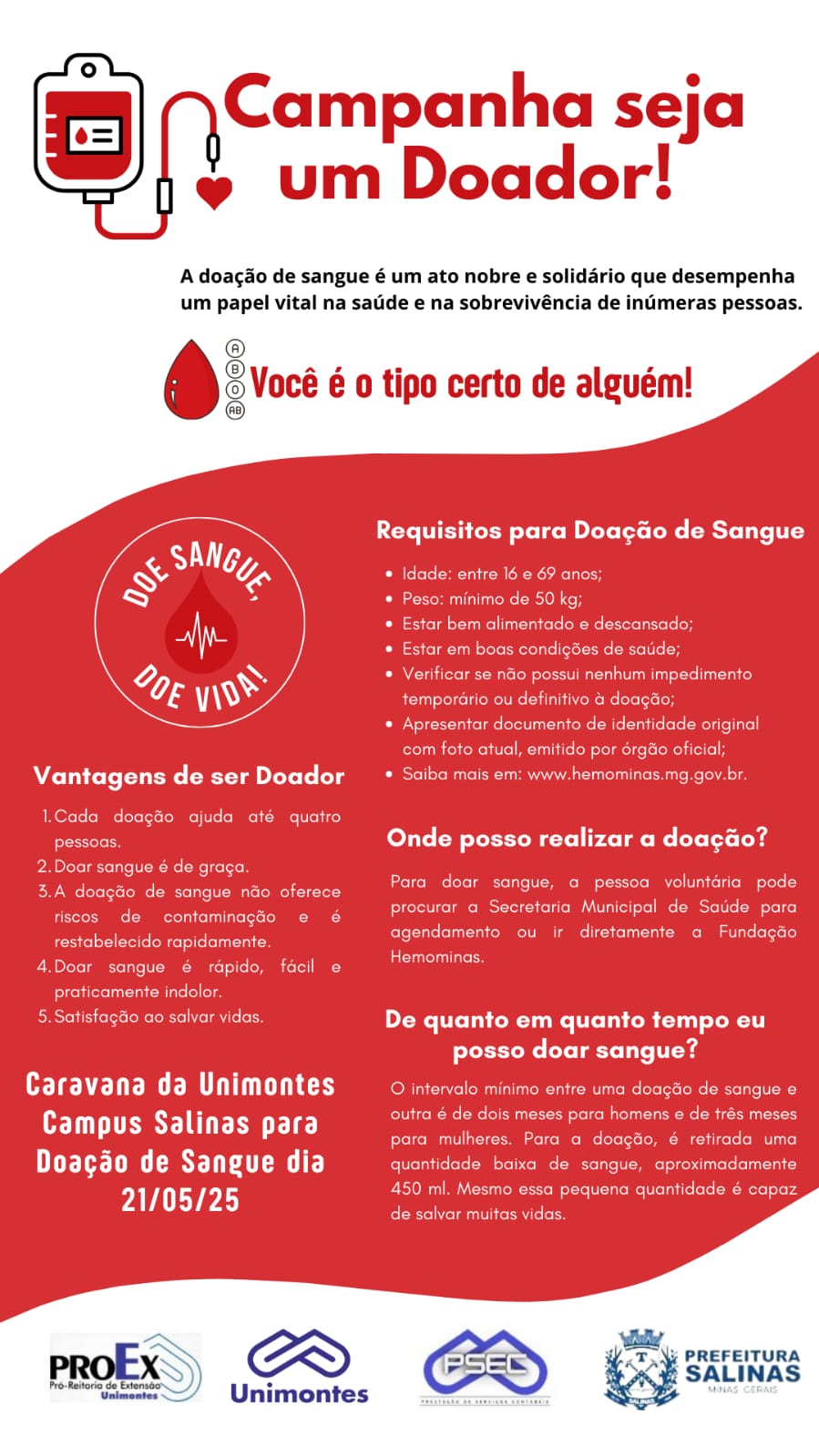 Campanha Seja um Doador
