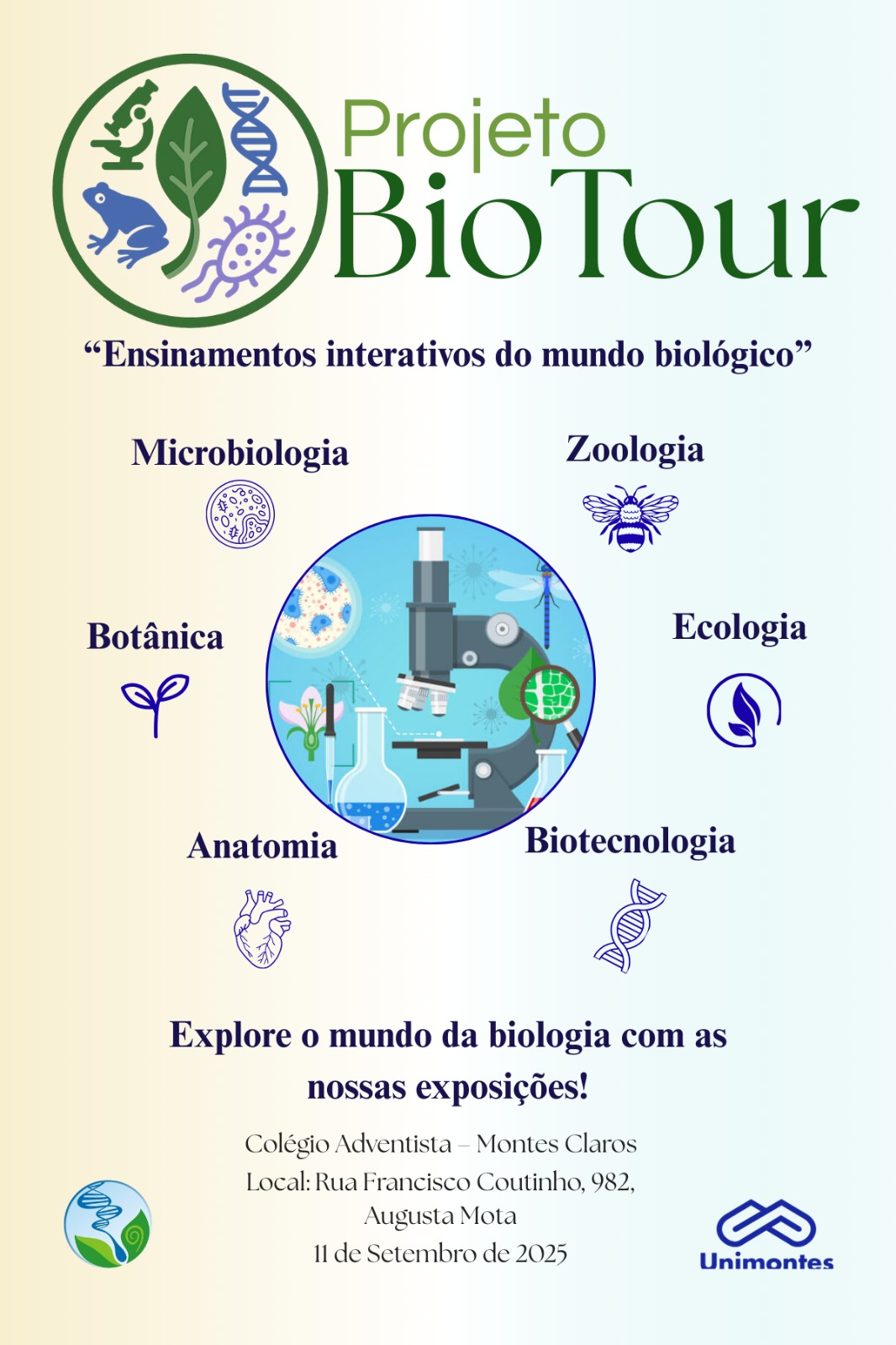 BioTour: "Ensinamentos interativos do mundo biológico"