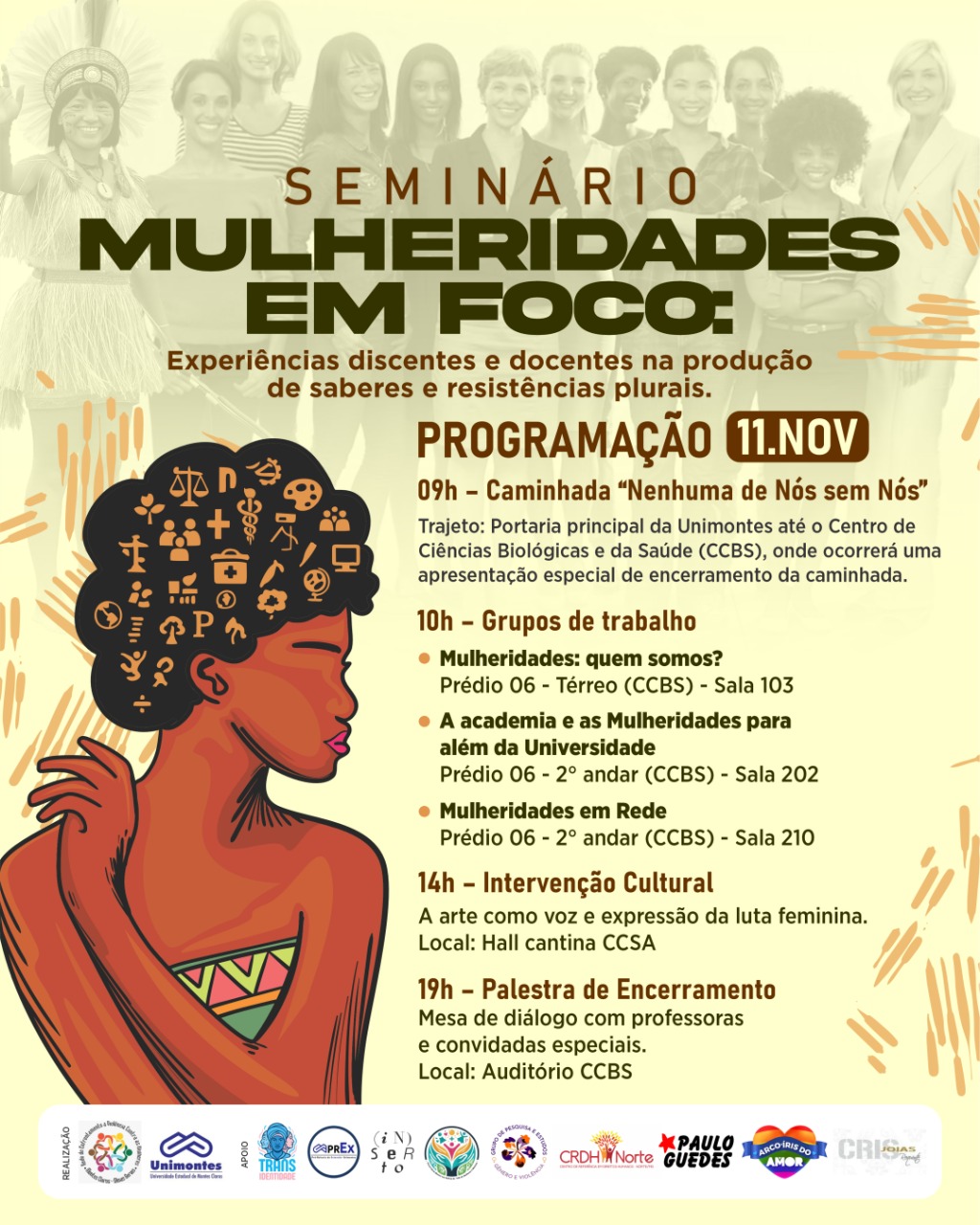 Mulheridades em Foco: Experiências discentes e docentes na produção de saberes e resistências plurais